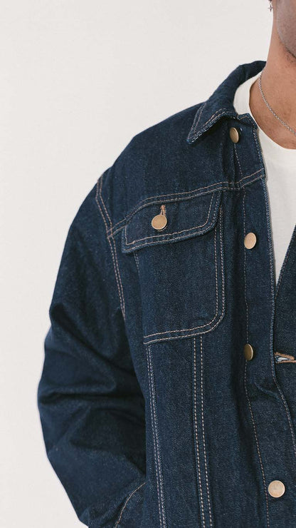 Vintage Trucker Indigo Jacket