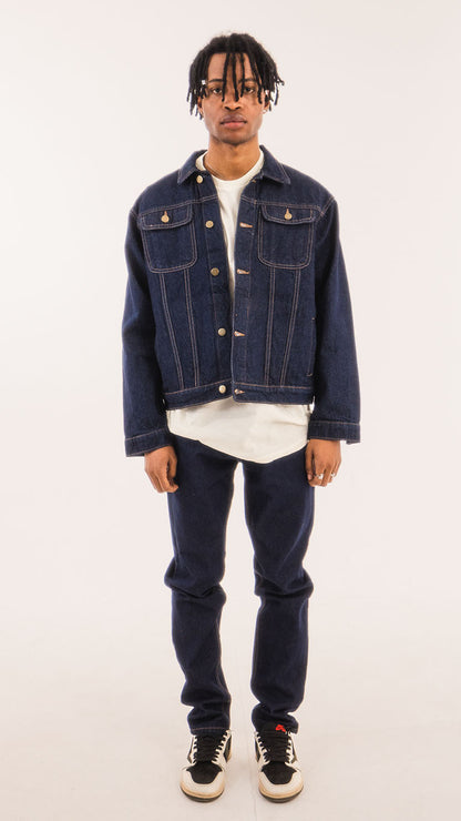 Vintage Trucker Indigo Jacket